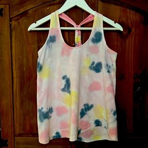 EXIST  tie dye braided tank